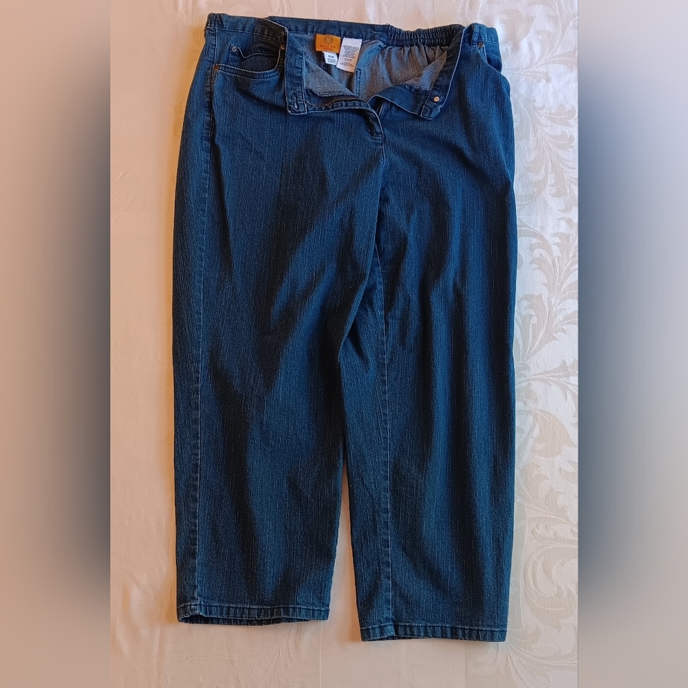 Ruby Rd denim Capri pants 20 W
